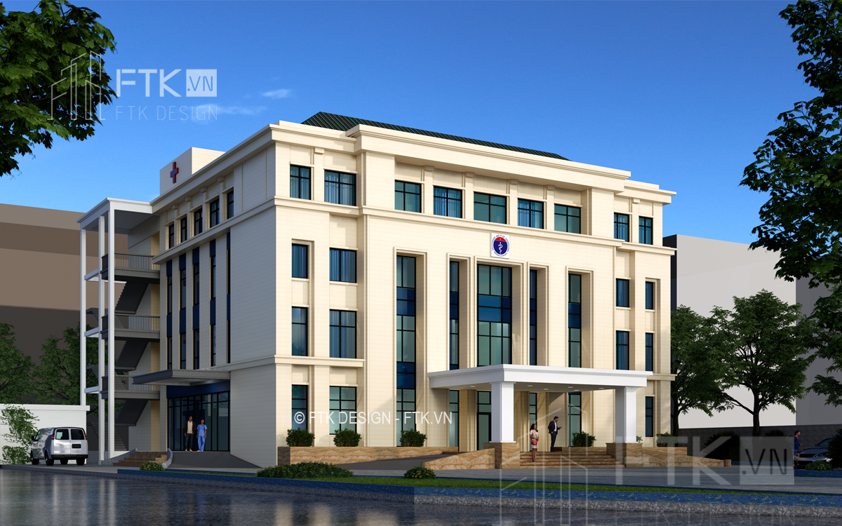 Thiết kế Trung tâm chăm sóc sức khỏe cán bộ tỉnh