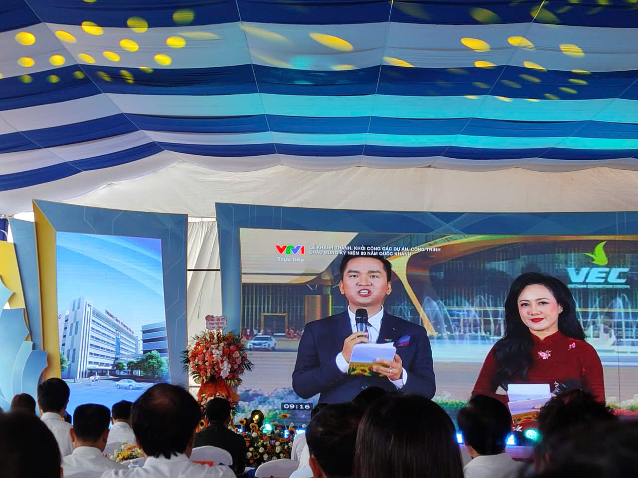 Buổi lễ khánh thành, khởi công các dự án công trình chào mừng kỷ niệm 80 năm Quốc Khánh