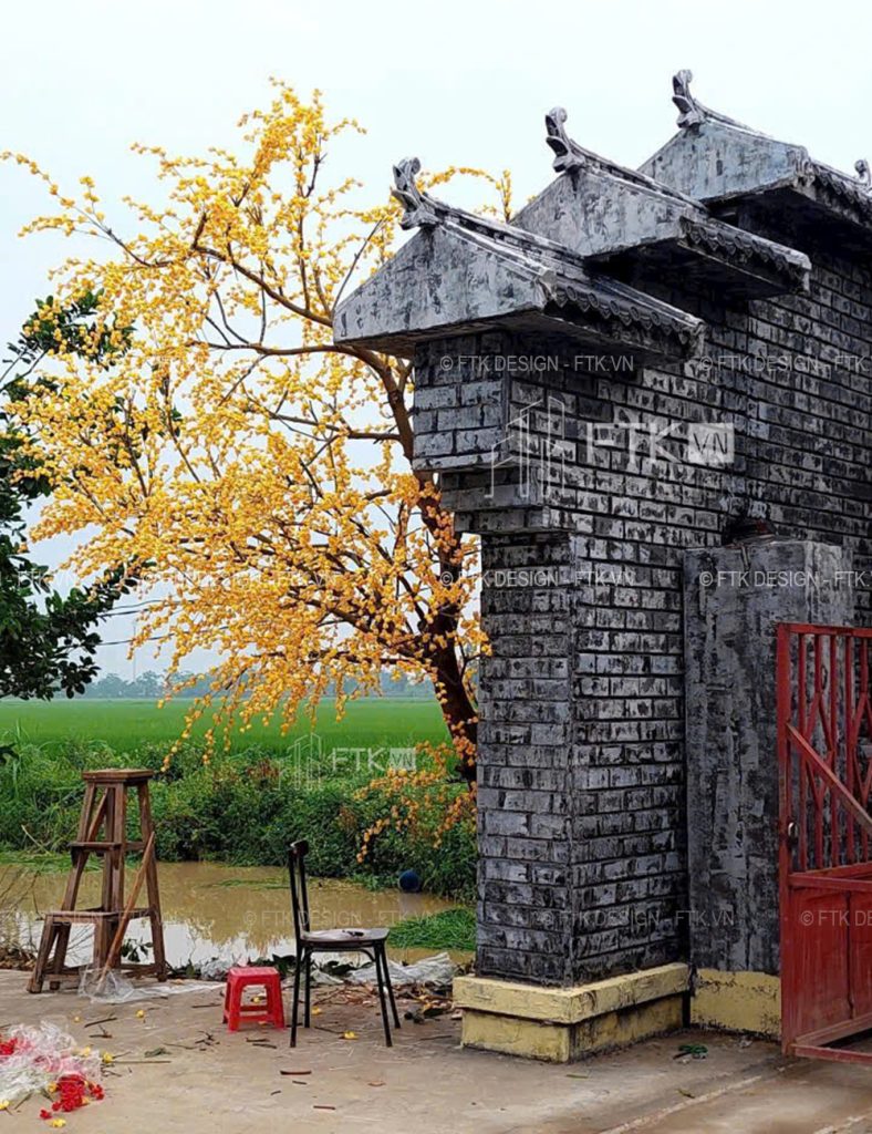 Cổng giả đá trang trí phim trường đẹp