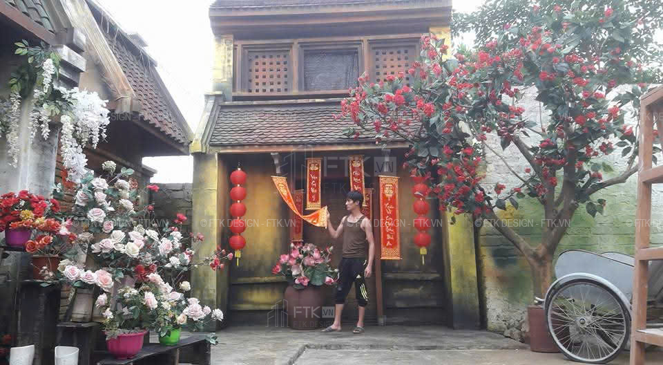 Bối cảnh thị trấn cổ làm phim trường - PT0725