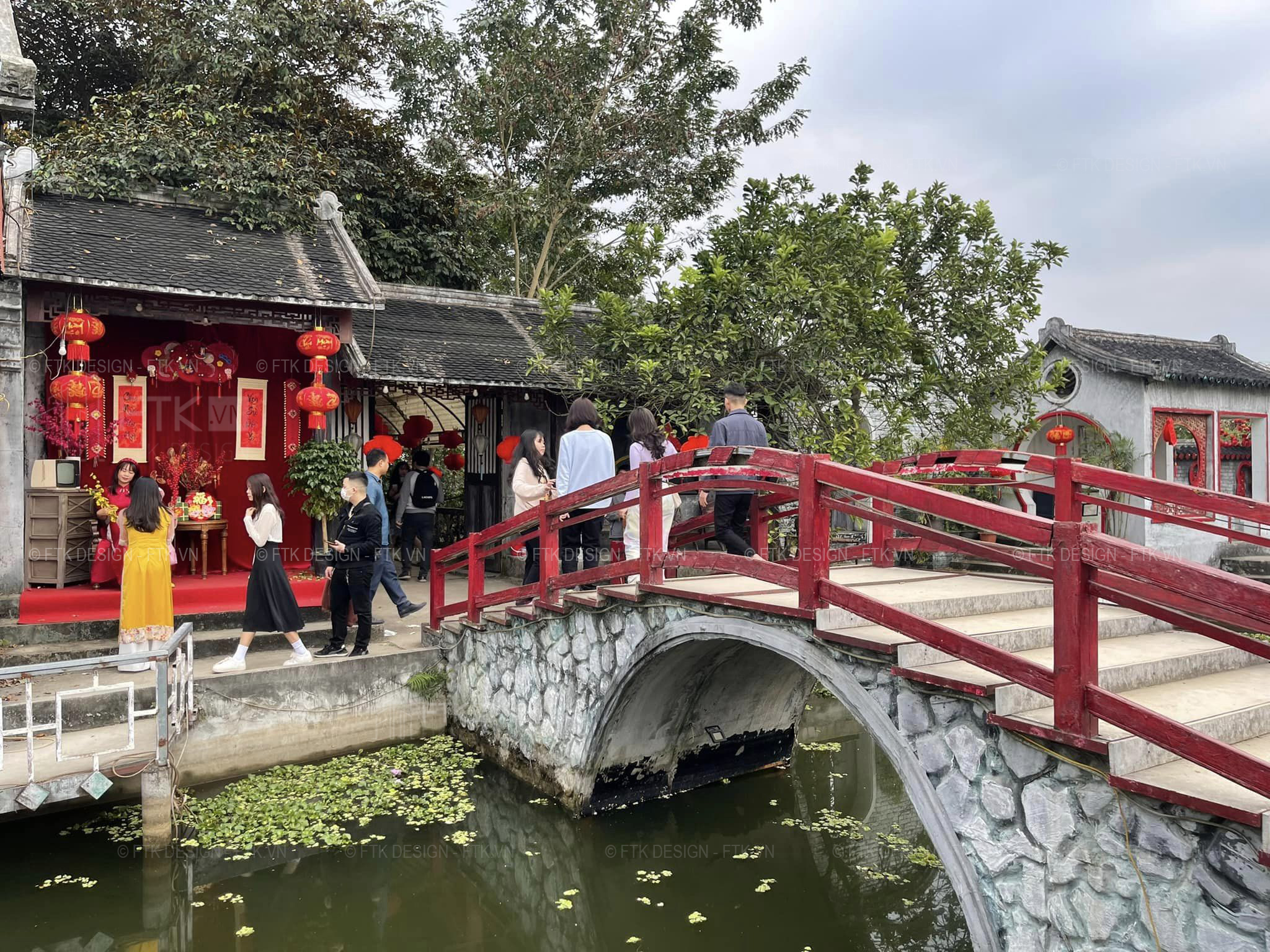 Thi công Phim trường mẫu Thị trấn cổ Trung Quốc