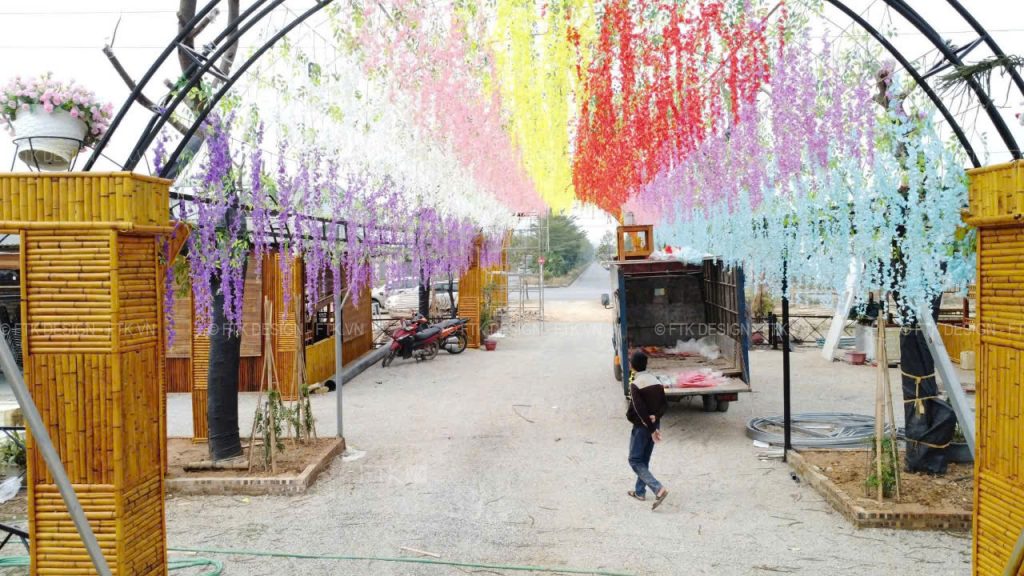 Những góc thơ mộng của phim trường được hình thành từ bản vẽ thiết kế phim trường