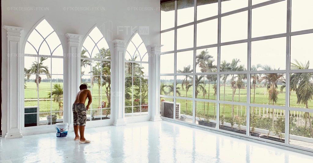 Thi công phim trường đòi hỏi sự yêu nghệ thuật, tỉ mỉ và miệt mài